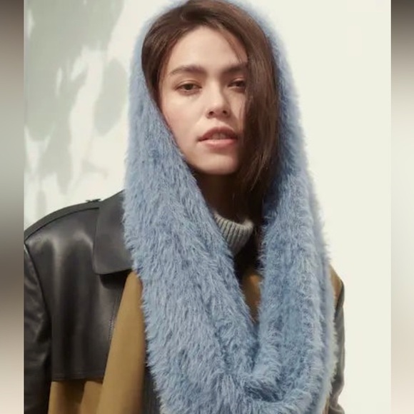 ONE Scarf by KM Wear ONE Scarf with More Than 20 Ways, Fluffy Scarf, Shawl Wrap - Picture 3 of 7